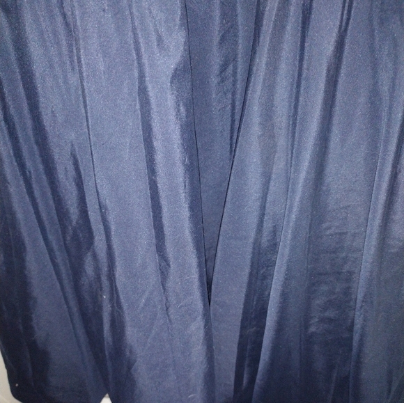 Jessica Howard Navy Blue Taffeta  Vintage Look Party Dress - Picture 4 of 7